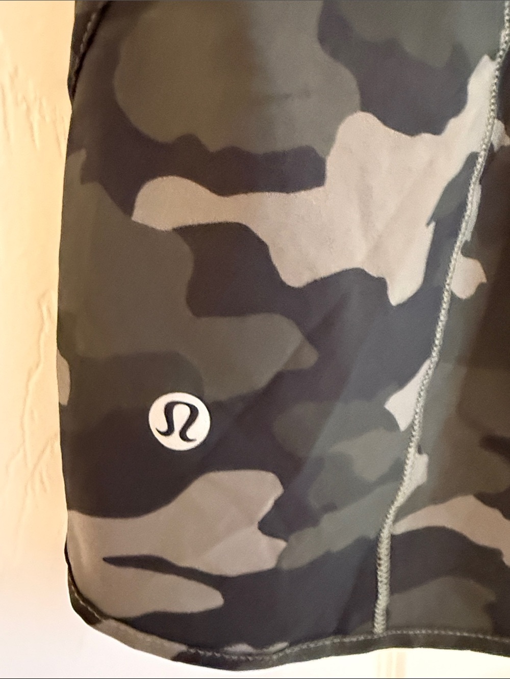 lululemon athletica Olive and Black Camo Athletic Shorts - Picture 4 of 4